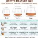 4 x Chair Leg Protectors for Hardwood Floors, Felt Chair Furniture Pads feet Covers for Wood Hardwood Floors Protector, Clear Square Silicone Felt Pads for Smooth Moving 16Pcs (Fit 0.6 "to 0.7")