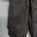 Men's Winter Gloves Ripple Touch Screen Wool Knit Lining Leather Driving Gloves (Large, Black)