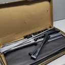 Calmootey 9 Tier Shoe Rack Organizer,Portable Shoe Shelf with Nonwoven Fabric Cover for Closet Hallway,Bedroom,Entryway,Black