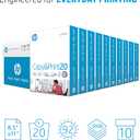 HP Printer Paper | 8.5 x 11 Paper | Copy &Print 20 lb | 10 Ream Case - 5,000 Sheets | 92 Bright | FSC Certified | 200060C