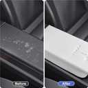 Center Console Armrest Cover Designed for Tesla Model 3 Highland 2024-2027/Model Y Juniper 2025-2027 Refresh,Center Console Accessories for Model 3/Y Interior Accessories 2026 White