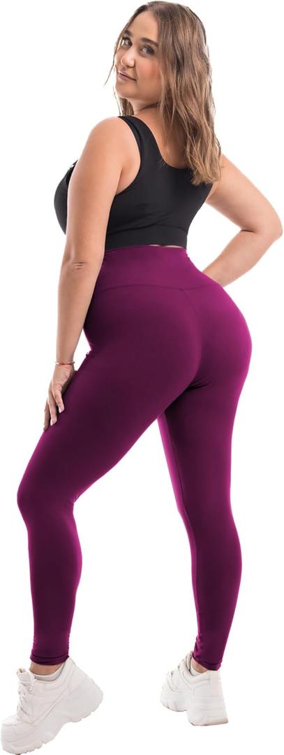 CADITEX Plus Size Leggings for Women - High Waist Buttery Soft Women's Leggings Plus Size Yoga Pants for Women (XX-Large, Grey)