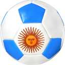 Soccer Ball, Size 5 for Youth & Adult Outdoor Training Match PU Soccer Balls, Argentina Blue