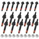 5.7 Exhaust Manifold Bolts & Nuts Compatible with Chrysler 300, Jeep, Dodge Charger Challenger, Ram 1500 2500 2009-2020 V8 Engines Replace# 03309 (Left & Right)