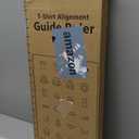 T-Shirt Alignment Ruler Guide Tool Set with Acrylic to Center Designs for Easy Make Sewing Adult Kids Children Little Boys Tee Clothing, Transparent