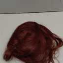 Honygebia Dark Red Wig with Bangs - Burgundy Wigs for Women, Wine Red Long Straight Layered Realistic Hair, Natural Synthetic Heat Resistant Wigs for Halloween/Christmas/Cosplay/Party