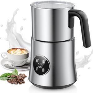 Milk Frother and Steamer, Detachable Electric Milk Frother, 30.44Oz./900ML Capacity, Automatic Warm and Cold Foam Maker, Hot Chocolate Maker
