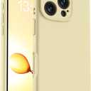 OTOFLY Magnetic for iPhone 16 Pro Case,Compatible with Magsafe,Classic Liquid Silicone Mobile Phone Case,Integrated Camera Control Button,Anti-Scratch Microfiber Lining, Yellow