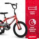 Huffy Upshot 12/16/20 Inch Boy's Bike for Kids, Multiple Color Options Available, Removable Training Wheels, BMX Design, Designed for Growth, Durable Construction, EZ Build Assembly