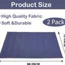 PONGHEI 2 Moving Blankets 80"x 72" Heavy Duty Packing Blankets for Shipping Thick Furniture Wrapping for Moving Supplies Professional Quilted Shipping