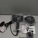 slopehill Professional Ionic Hair Dryer, Powerful 1800W Fast Drying Low Noise Blow Dryer with 2 Concentrator Nozzle 1 Diffuser Attachments for Home Salon Travel (Black)