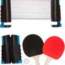 Trademark Innovations Anywhere Table Tennis Set with Paddles and Balls (Blue)