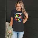 Womens Teachers 100 Days of School Shirt 100th Day of School Teacher T-Shirt (XXL)