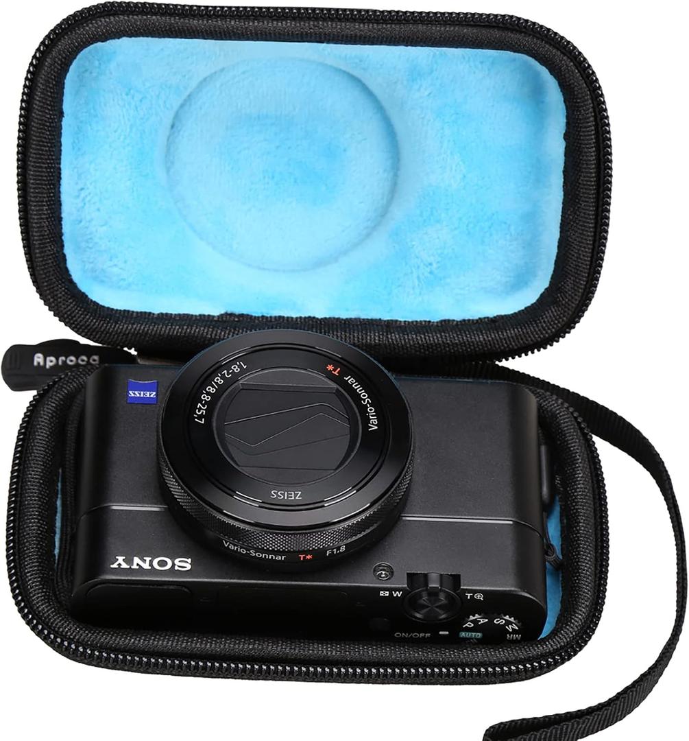 Aproca Case Compatible with Sony RX100 VII / RX100 VA / RX100 VI / RX100 V / RX100 IV / RX100 III Premium Compact Camera, Portable Storage Bag for Accessories (Case Only)