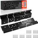 Rogierra RV Door Friction Hinge Assembly Replacement Parts 198295 (2-Pack) for Trailer Screen Door and RV Entry Door, Black