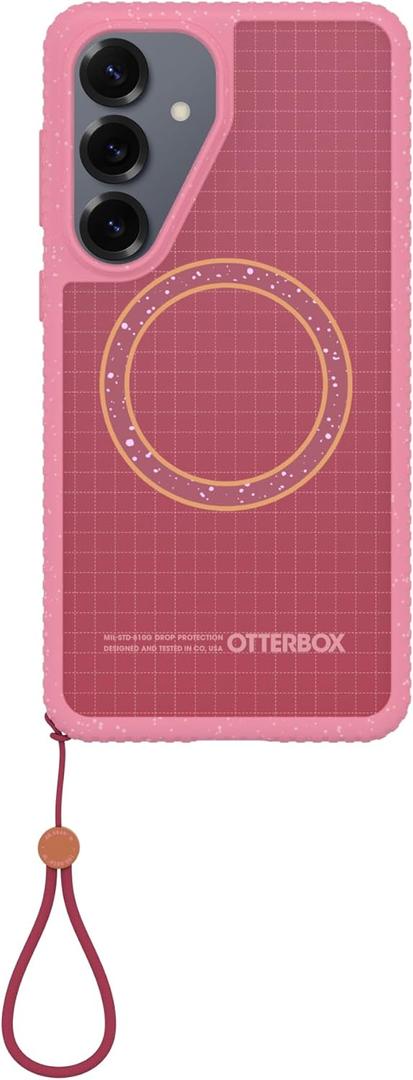OtterBox Samsung Galaxy S26+ Sole Series Case - Xtra Hot (Pink), Grippy Phone Case for Samsung Galaxy, Built-in Magnets, Raised Bumpers for Overall Protection