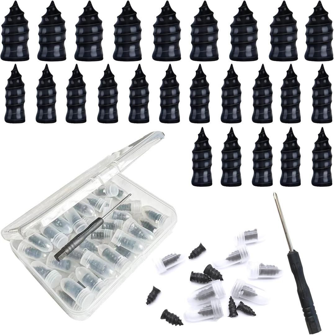 4 x 40PCS Tire Repair Rubber Nail, Rubber Screws, Fast Self-Service Tool | for Bicycle, Motorcycle, Tire Puncture Repair