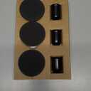 EAST FLAME Candle Holder - 3 PCS Candlestick Holders - Vintage Candle Stick Holder - Modern Decorative Centerpiece - Cozy Atmosphere Gift for Home Decor, Wedding, Black Taper