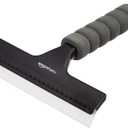 Amazon Basics Window Squeegee with Handle for Car Windows, Glass, Mirror, Black