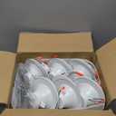 Energetic LED Can Light 5/6 Inch Dimmable, 12W=150W, Daylight 5000K, 1000LM, IC Rated & ETL Listed, LED Recessed Lighting Retrofit Downlight, Metal Baffle Trim, Wet Rated, 12 Pack