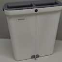 Compact Floor Mop and Bucket - Flat Mop and Bucket with Wringer Set Hands Free | Wet Dry Mop for Apartment, Tiny Home, RV, Windows, Wall, Hardwood, Vinyl, Floor with 6 Microfiber Cloths