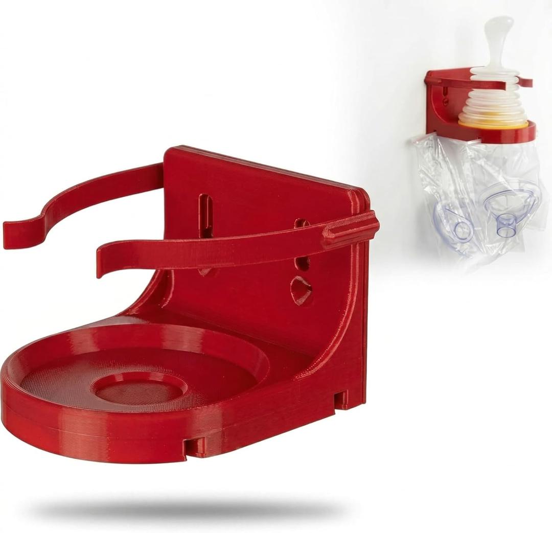 First Aid Equipment Wall Mount Bracket for Choking Rescue Device,Compatible with LifeVac, Space-Saving Wall Holder for Quick Access and Easy Installation(Device Not Included)