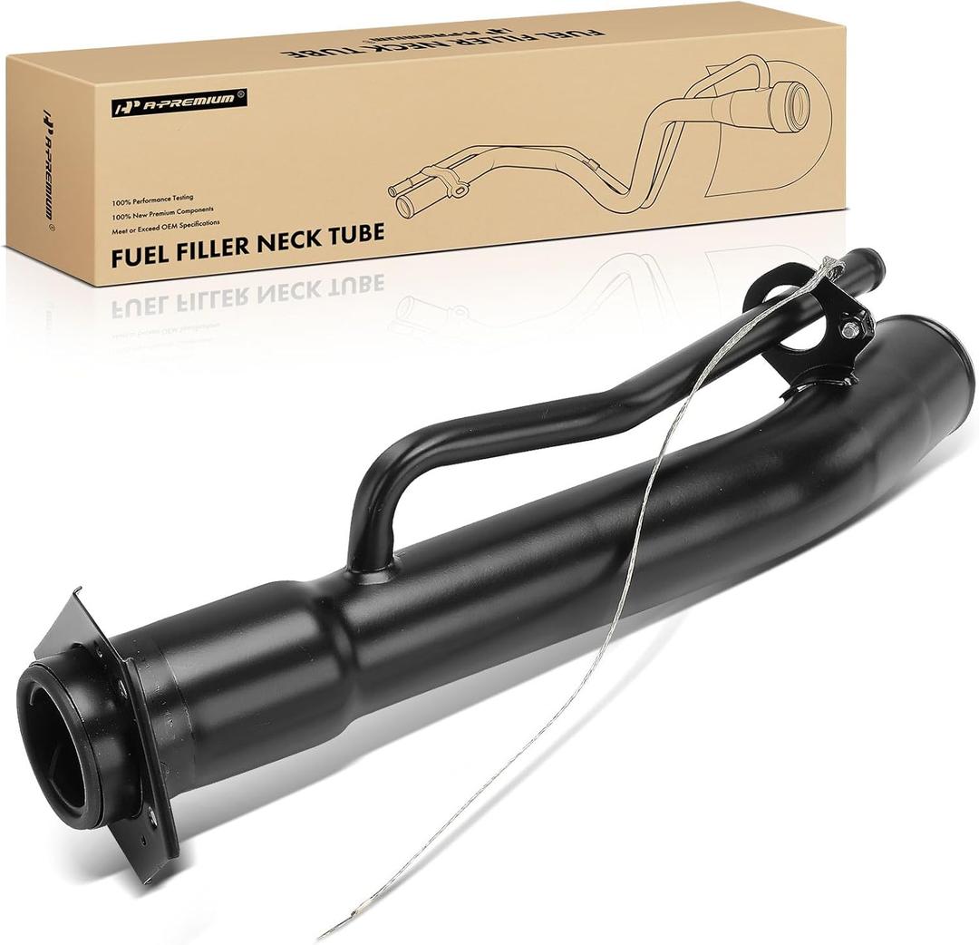 A-Premium Fuel Tank Filler Neck Pipe Hose Compatible with Chevrolet S10 & GMC Sonoma 1996-2000, 2.2L 4.3L, Gas, Fleetside, Replace# 15716174, 15720135