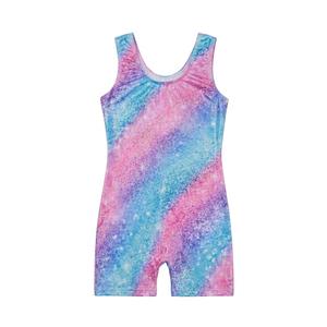 Nymphperi Girls Gymnastics Leotards Toddler Sleeveless Tank Biketards Tumbling Dance Unitards for Kids Class Training, 105