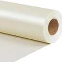 LaRibbons Off White Wrapping Paper, Mini Roll-17 Inch x 33 Feet, Christmas Gift Wrap Paper Rolls, Perfect for Holiday, Wedding, Valentine's Day, Birthday, Baby Shower