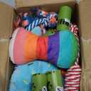 Zeaxuie 25 Pack Luxury Dog Chew Toys for Puppy, Dog Toys with Ropes, Treat Ball and Squeaky Puppy Toys for Teething Small Dogs, Value Toy