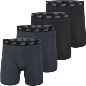New Balance Men's Mesh 5" No-FLY Boxer Brief Pack Of 3