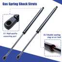 12 inch 24Lbs Shock Struts Gas Spring Hydraulics Piston Lid Stay for Tool Box Truck Topper Snugtop Camper Shell RV Bed Door Window Tractor Hood Cabinet and Other DIY Project