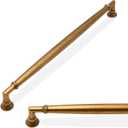 10 Pack Antique Brass Cabinet Pulls 10 Inch(254mm) Kitchen Cabinet Handles Cabinet Hardware for Drawer Pulls (10" Hole Center)