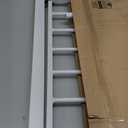 Safety 1st Easy Install Walk Thru Baby Gate for Doorway With Door, Dog Gates, Fits 29"-38", Easy Install 28" Tall, White