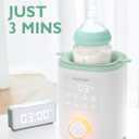 Momcozy Baby Bottle Warmer for Breast Milk Formula Food, Fullest Nutrients Preserved, Fast Heat, Night Light for Nighttime Breastfeeding, One-Touch Easy Use, Newborn Essentials Supplies Gift for Mom