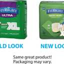 FitRight Ultra Heavy Absorbency Adult Diapers for Men & Women, Waist Size: X-Large 56-64 inches, OptiFit Incontinence Disposable Briefs with Leak Protection for Seniors, 80 Count