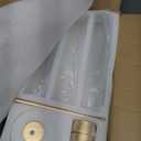 Hewory Gold Hurricane Candle Holders: Brass Candlestick Holders Set of 6 Tall Taper Candle Holders for Candlesticks Candle Sticks Holder Decor for Table Centerpiece Wedding Party Christmas Decorations