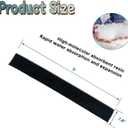 ctivated Flood Barriers, Sandless Sandbag for Rain Water Control, Resuable Flood Water Barrier for Garage and Home Doors, Easy to Use (5ft, 2Pack)