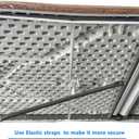 Clear Vinyl Rectangle Fitted Tablecloth Elastic Edged Table Cloth Waterproof Oil-Proof Plastic Cover