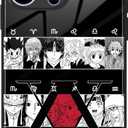 Classic Anime Manga 9H Tempered Glass Shockproof Case for iPhone 14 Pro Max