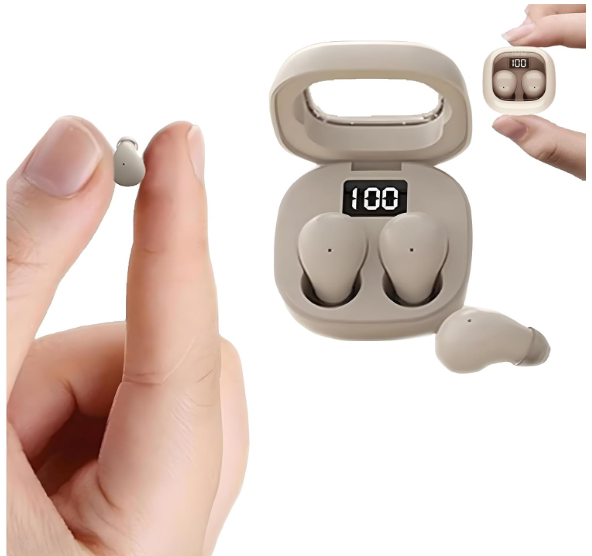 Wireless Smallest Invisible Earbuds For Sleep Ultra Small Hidden Earphones Ear Buds For Small Ear Bluetooth Mini Invisible Sleep Noise Cancelling Earbuds For Side Sleepers Hidden Headphones For Work