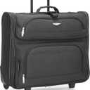 Travel Select Amsterdam Business Rolling Garment Bag, Softside Expandable Rolling 2-Wheeled Suit Carrier, Gray, One Size