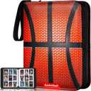 RONMONG Basketball Card Binder,20252026 Sports Trading Card with Sleeves Holder Album,990 Pockets Basketball Card Holder Sheets Display Storage Protectors for Collectors Boys and Girls Gift