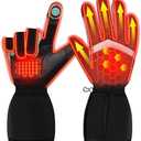 HLTWCLO Constant Warmth Heated Gloves for Men and Women, No Charging Needed, Ready to Use, Waterproof & Touchscreen Unisex for Riding, Skiing, Motorcycling, Gardening Joint Warmth Essential for Winter, Size M, Black