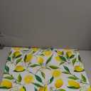 Lemon Pattern Table Place Mat, 18"x12" Lemon Floral Placemat for Decor Summer Fruit Placemat for Kitchen Dining Table Decor Indoor Outdoor Nature