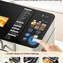 KBS 2.2LB Smart Bread Maker, 20-in-1 Automatic Bread Machine with Color Touchscreen, Dual Heaters, True Ceramic Pan, Auto Nut Dispenser, 2 Custom Programs, Sourdough&Gluten Free, White Stainless Steel