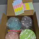 4 Pack Creami Pint Containers and Lids for Ninja, Compatible with Ninja NC299 NC300 NC301 Series Creami Maker Machine Accessories, BPA Free & Dishwasher Safe, Assorted Colors