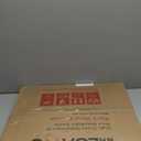 LOAAO 20X16 Inch Black Metal Framed Bathroom Mirror for Wall, Matte Black Bathroom Vanity Mirror Farmhouse, Large Rounded Rectangle Mirror, Anti-Rust, Hangs Horizontally or Vertically