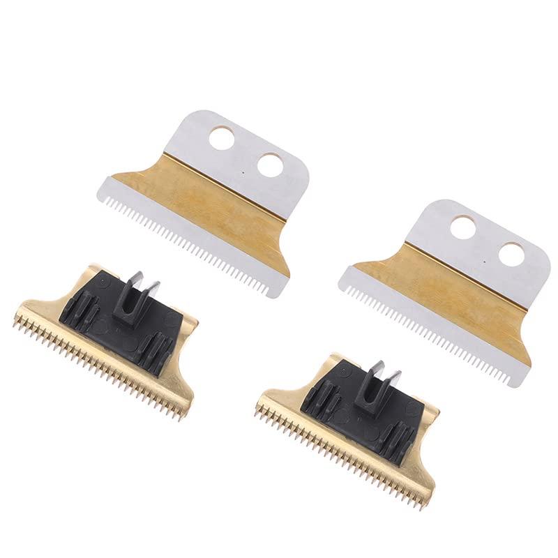 2 Pack Vintage T9 Hair Clipper Blades Replacement for 28mm Height T-Blade 40mm Wide Electric Trimmer Haircut T-9 Head Razor Shaver Cutter Outliner Edger Detailer Repair Parts