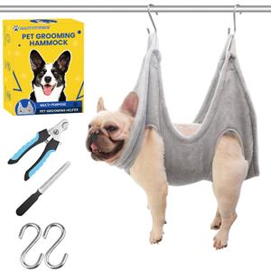 Dog Grooming Kit - Hammock, Harness, Nail Clipper for Cats and Dogs, Claw Care (S) Dog Grooming Kit - Hammock, Harness, Nail Clipper for Cats and Dogs, Claw Care (S)